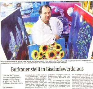 Zeitungsartikel Ausstellung SZ 2008 Seite1
